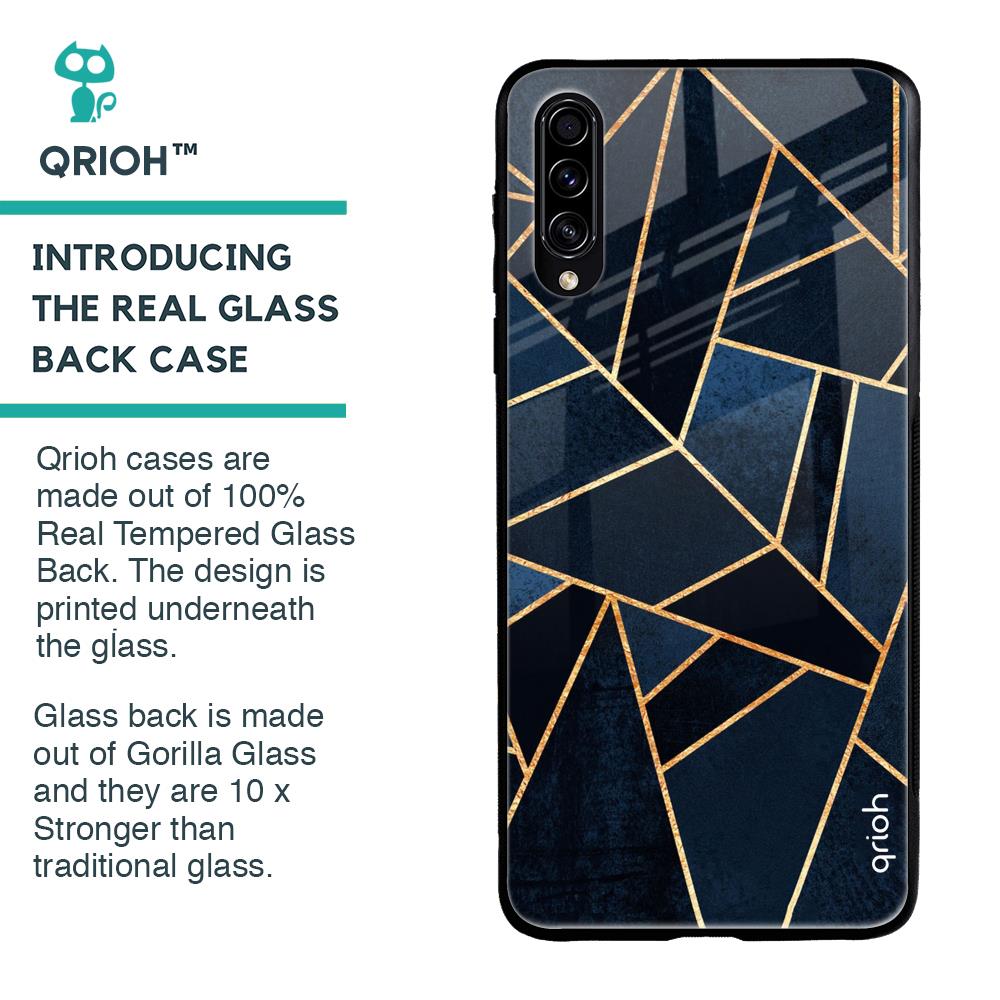 Abstract Tiles Glass case for Samsung Galaxy A50s