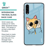 Adorable Cute Kitty Glass Case For Samsung Galaxy A50s