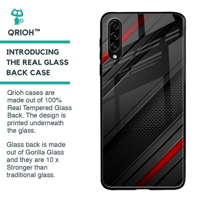 Modern Abstract Glass Case for Samsung Galaxy A50s