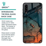 Geographical Map Glass Case for Samsung Galaxy A50s