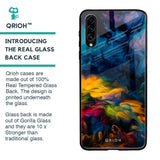 Multicolor Oil Painting Glass Case for Samsung Galaxy A50s