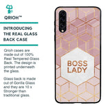 Boss Lady Glass Case for Samsung Galaxy A50s