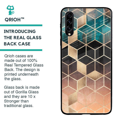 Bronze Texture Glass Case for Samsung Galaxy A50s
