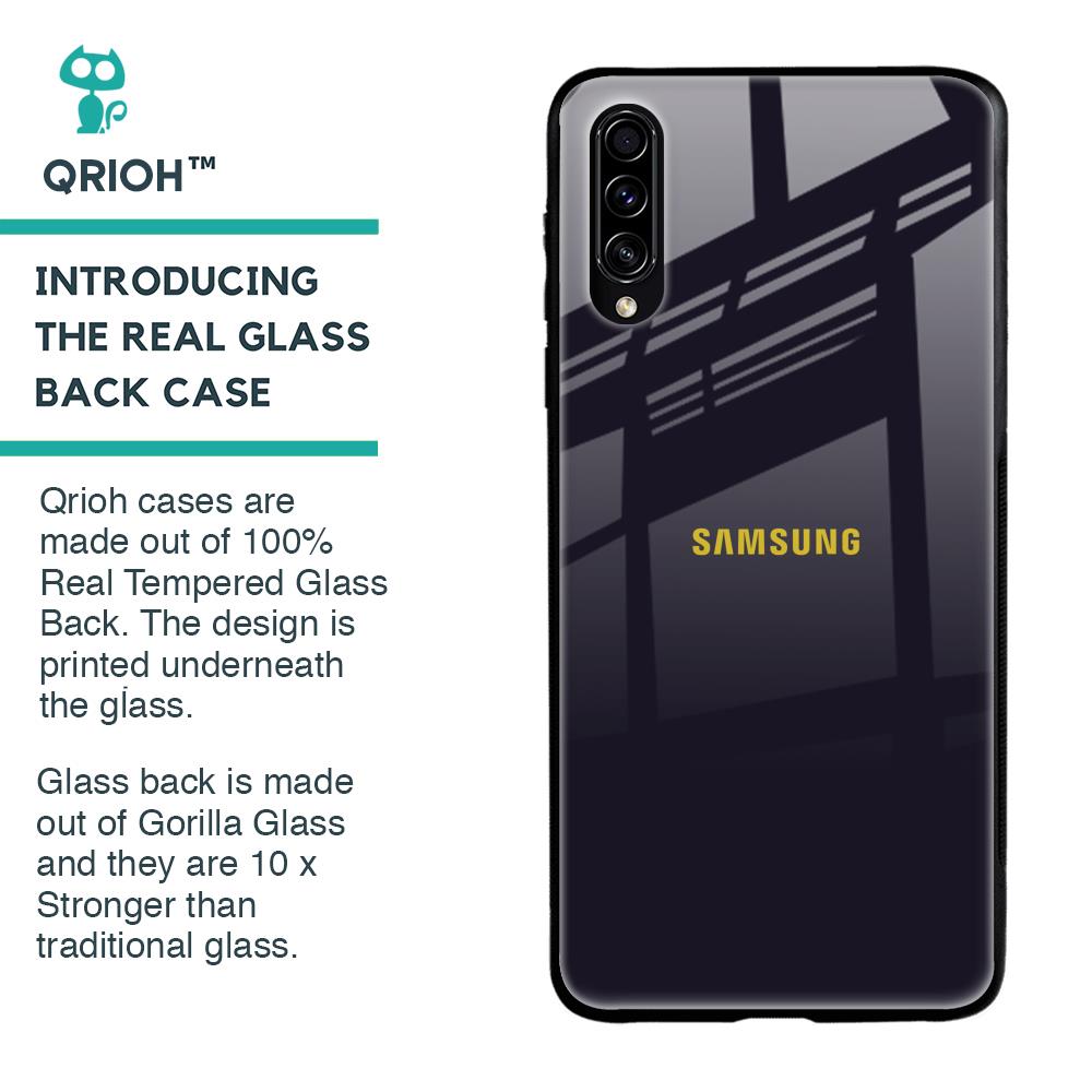 Deadlock Black Glass Case For Samsung Galaxy A50s