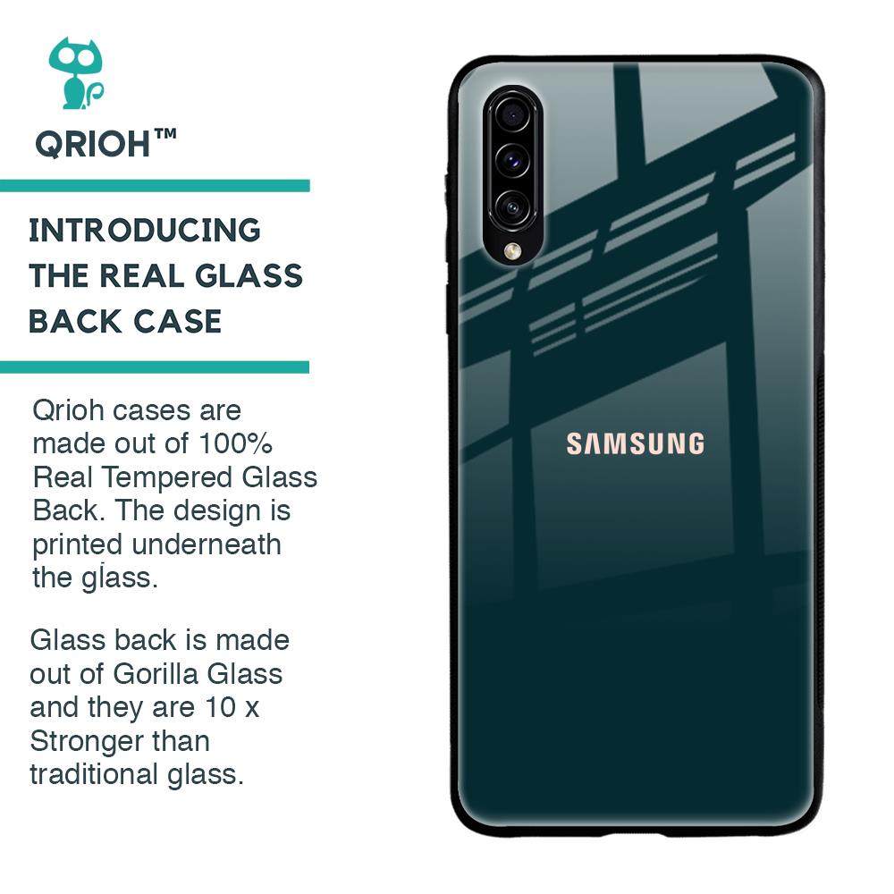 Hunter Green Glass Case For Samsung Galaxy A50s
