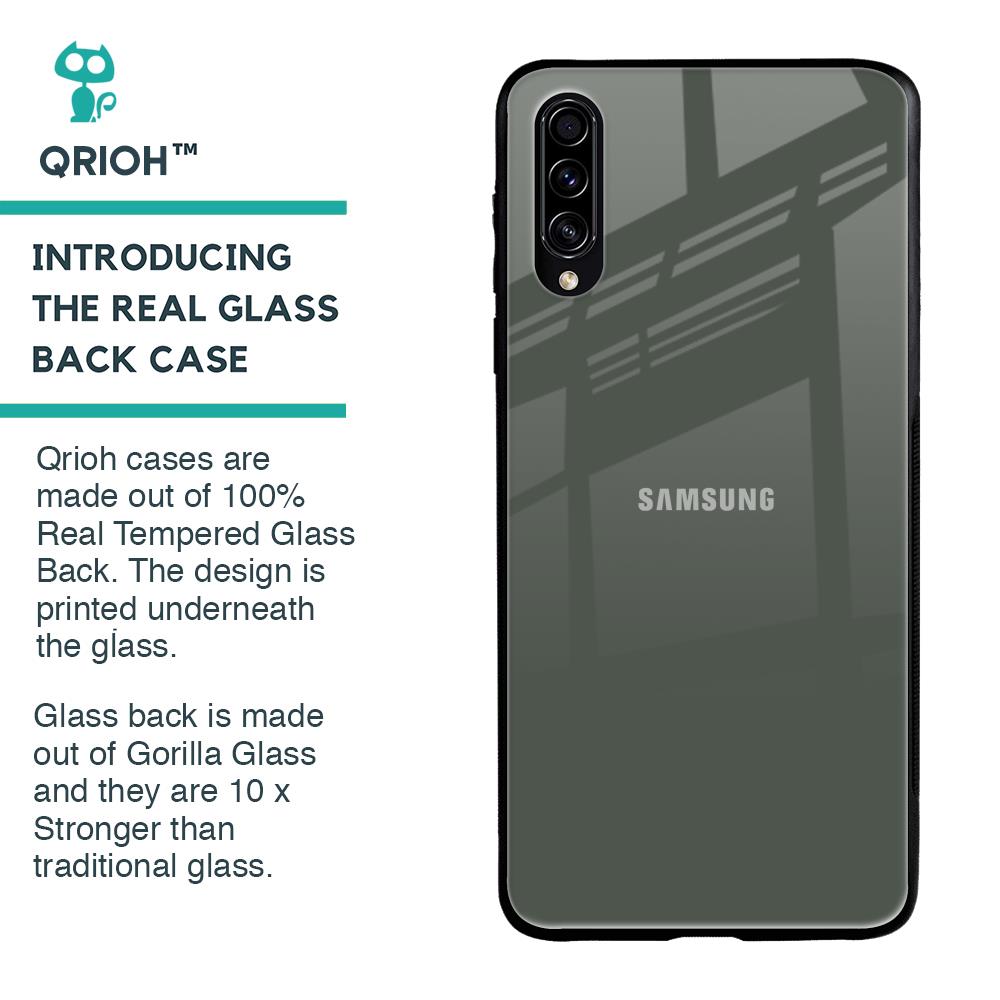 Charcoal Glass Case for Samsung Galaxy A50s