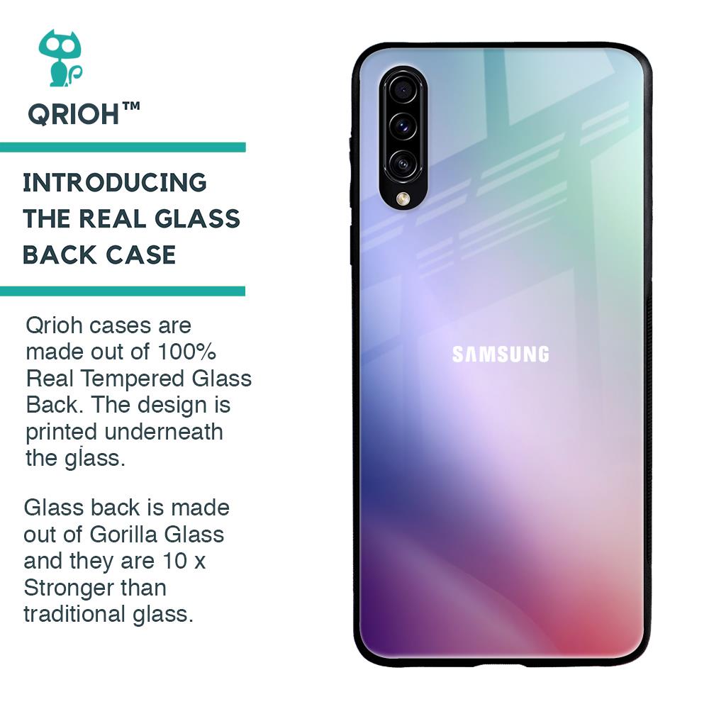 Abstract Holographic Glass Case for Samsung Galaxy A50s
