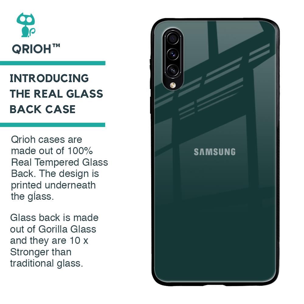 Olive Glass Case for Samsung Galaxy A50s