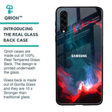 Brush Art Glass Case For Samsung Galaxy A50s