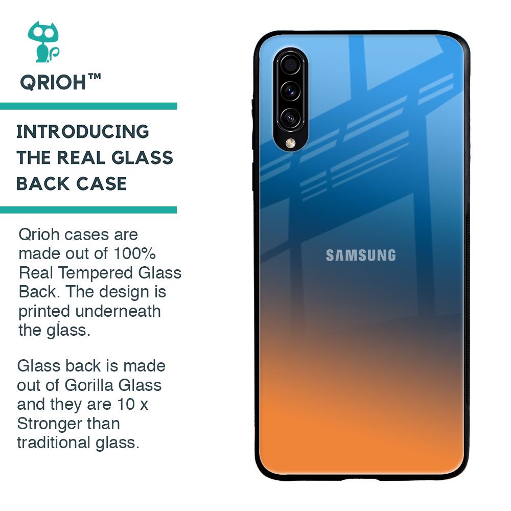 Sunset Of Ocean Glass Case for Samsung Galaxy A50s