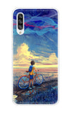 Riding Bicycle to Dreamland Samsung Galaxy A50s Back Cover