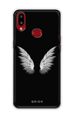 White Angel Wings Samsung Galaxy A10s Back Cover