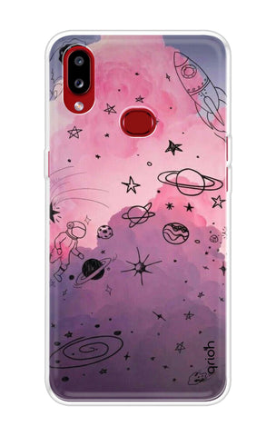 Space Doodles Art Samsung Galaxy A10s Back Cover