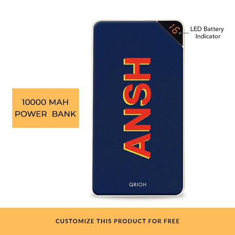 Twin Contrast Customized Power Bank