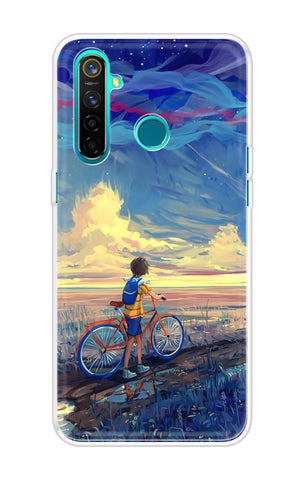 Riding Bicycle to Dreamland Realme 5 Pro Back Cover