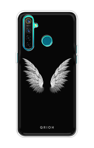White Angel Wings Realme 5 Pro Back Cover