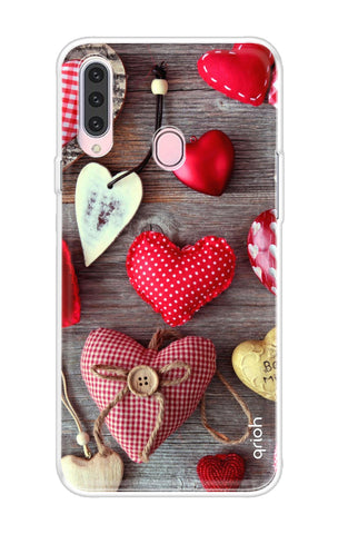 Valentine Hearts Samsung Galaxy A20s Back Cover