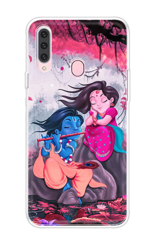 Radha Krishna Art Samsung Galaxy A20s Back Cover