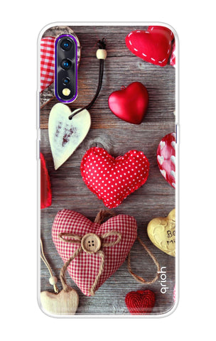 Valentine Hearts Vivo Z1X Back Cover