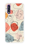 Abstract Faces Vivo Z1X Back Cover