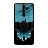 Cyan Bat Xiaomi Redmi Note 8 Pro Glass Back Cover Online