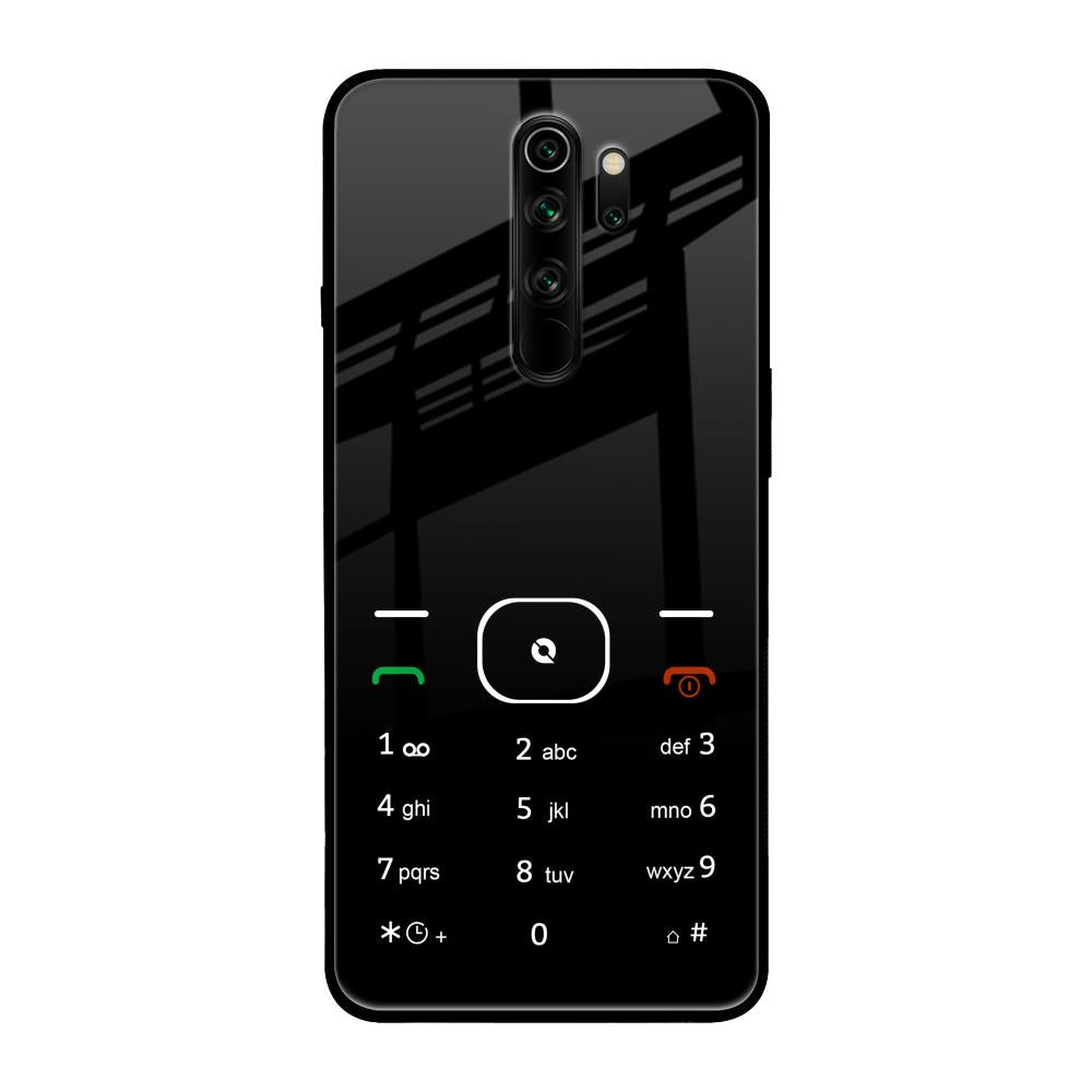 Classic Keypad Pattern Xiaomi Redmi Note 8 Pro Glass Back Cover Online