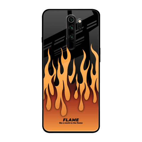 Fire Flame Xiaomi Redmi Note 8 Pro Glass Back Cover Online