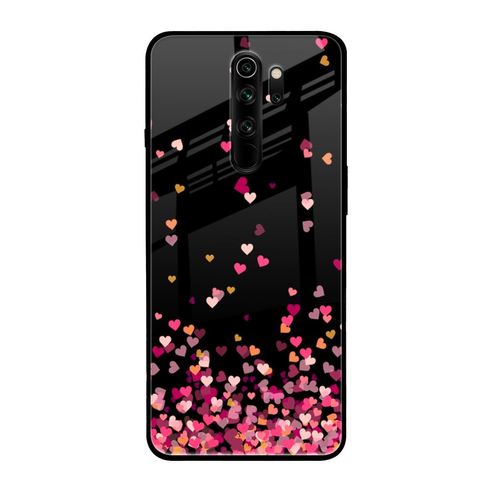 Heart Rain Fall Xiaomi Redmi Note 8 Pro Glass Back Cover Online