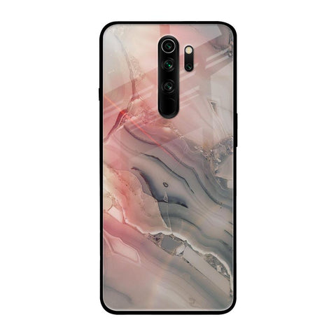 Pink And Grey Marble Xiaomi Redmi Note 8 Pro Glass Back Cover Online