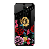 Floral Decorative Xiaomi Redmi Note 8 Pro Glass Back Cover Online
