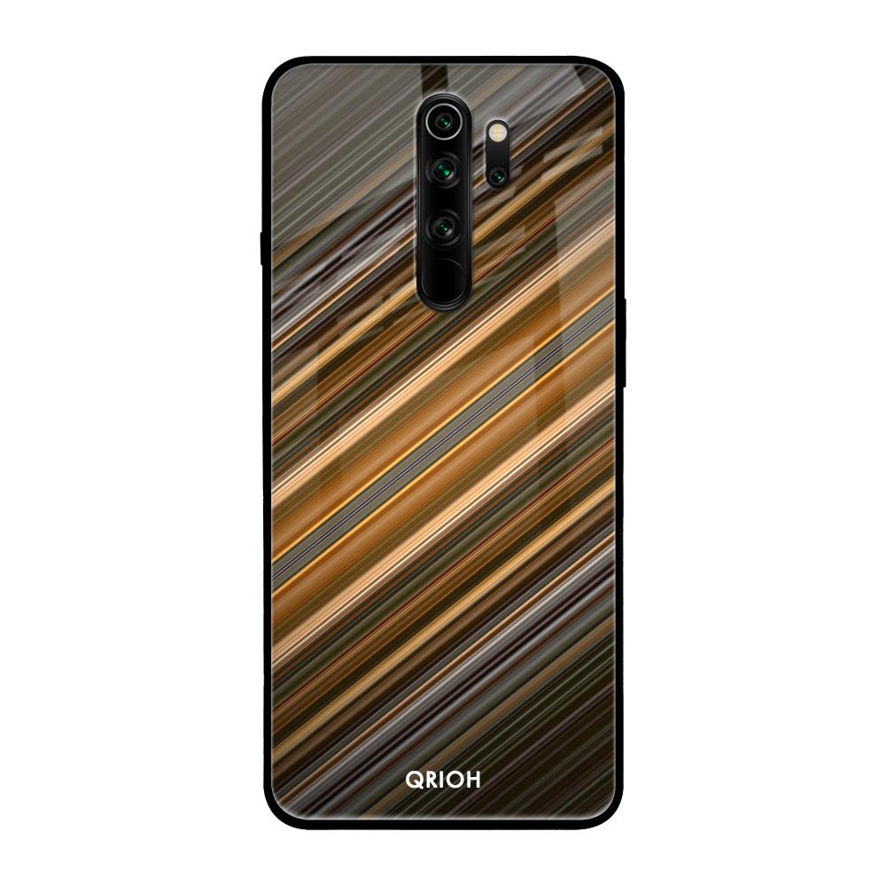 Diagonal Slash Pattern Xiaomi Redmi Note 8 Pro Glass Back Cover Online