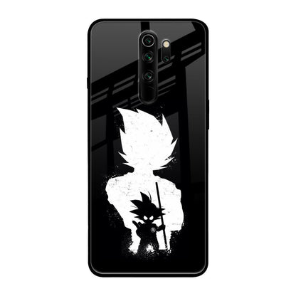 Monochrome Goku Xiaomi Redmi Note 8 Pro Glass Back Cover Online