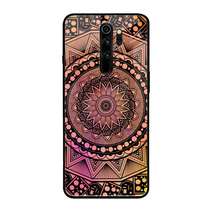 Floral Mandala Xiaomi Redmi Note 8 Pro Glass Back Cover Online