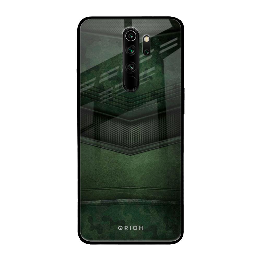 Green Leather Xiaomi Redmi Note 8 Pro Glass Back Cover Online
