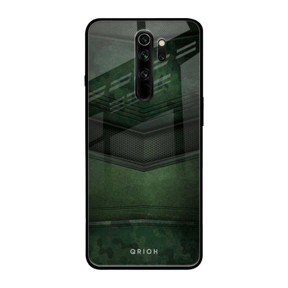Green Leather Xiaomi Redmi Note 8 Pro Glass Back Cover Online