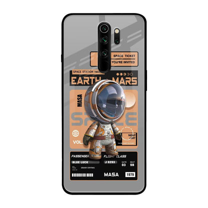 Space Ticket Xiaomi Redmi Note 8 Pro Glass Back Cover Online