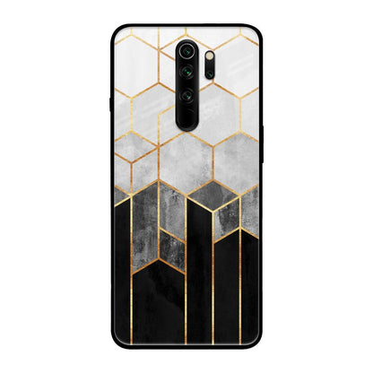 Tricolor Pattern Xiaomi Redmi Note 8 Pro Glass Back Cover Online