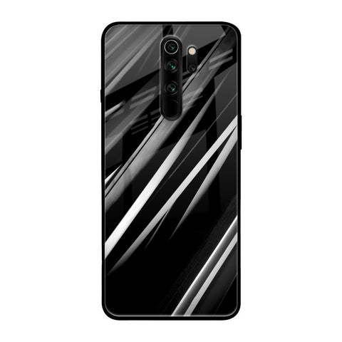 Black & Grey Gradient Xiaomi Redmi Note 8 Pro Glass Cases & Covers Online