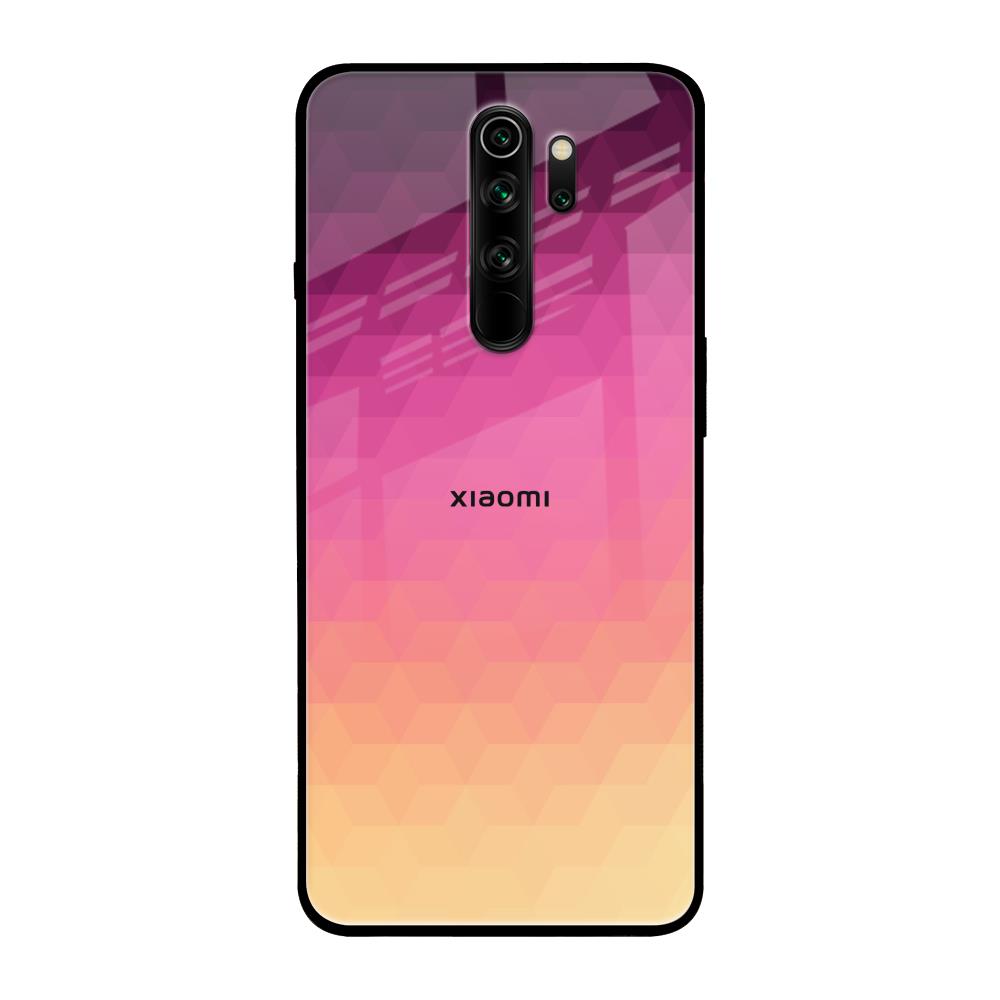 Geometric Pink Diamond Xiaomi Redmi Note 8 Pro Glass Back Cover Online