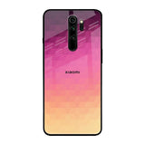 Geometric Pink Diamond Xiaomi Redmi Note 8 Pro Glass Back Cover Online