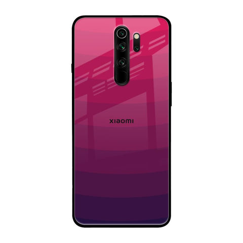 Wavy Pink Pattern Xiaomi Redmi Note 8 Pro Glass Back Cover Online