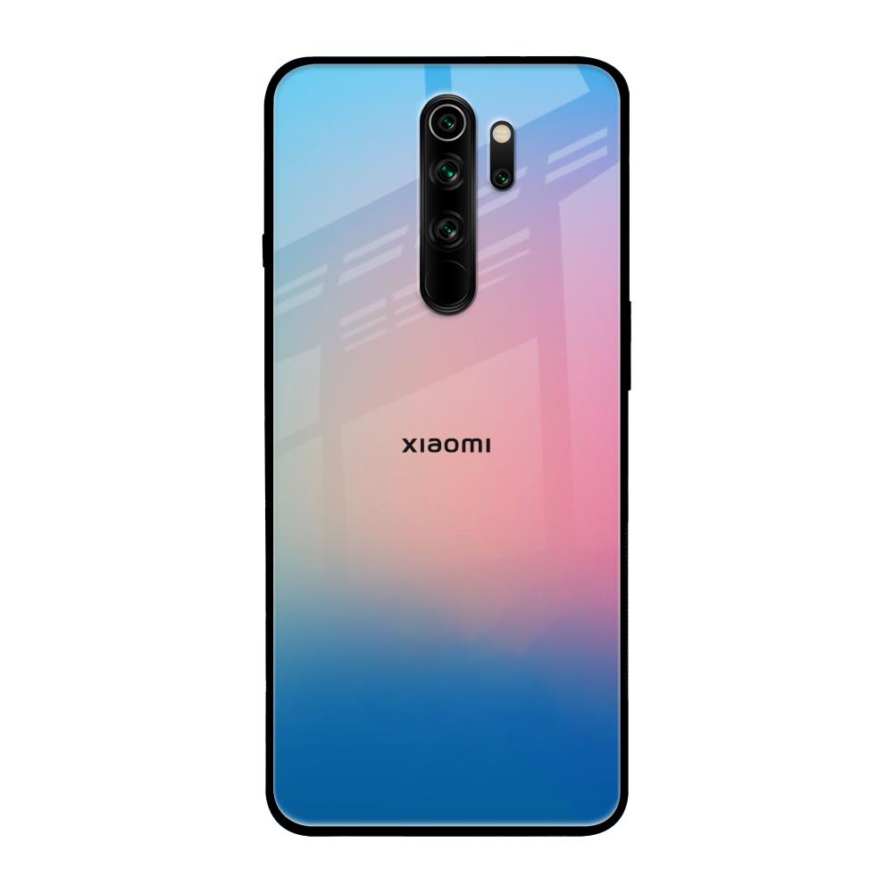 Blue & Pink Ombre Xiaomi Redmi Note 8 Pro Glass Back Cover Online