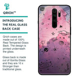 Space Doodles Glass Case for Xiaomi Redmi Note 8 Pro