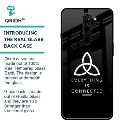 Everything Is Connected Glass Case for Xiaomi Redmi Note 8 Pro