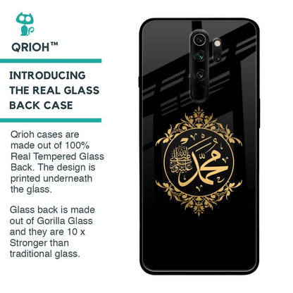 Islamic Calligraphy Glass Case for Xiaomi Redmi Note 8 Pro