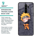 Orange Chubby Glass Case for Xiaomi Redmi Note 8 Pro