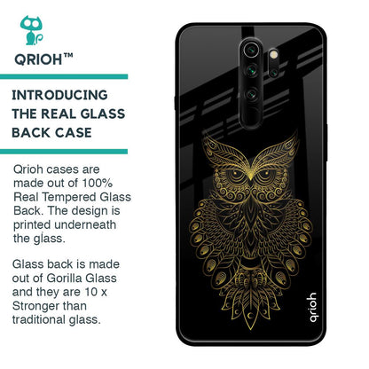 Golden Owl Glass Case for Xiaomi Redmi Note 8 Pro