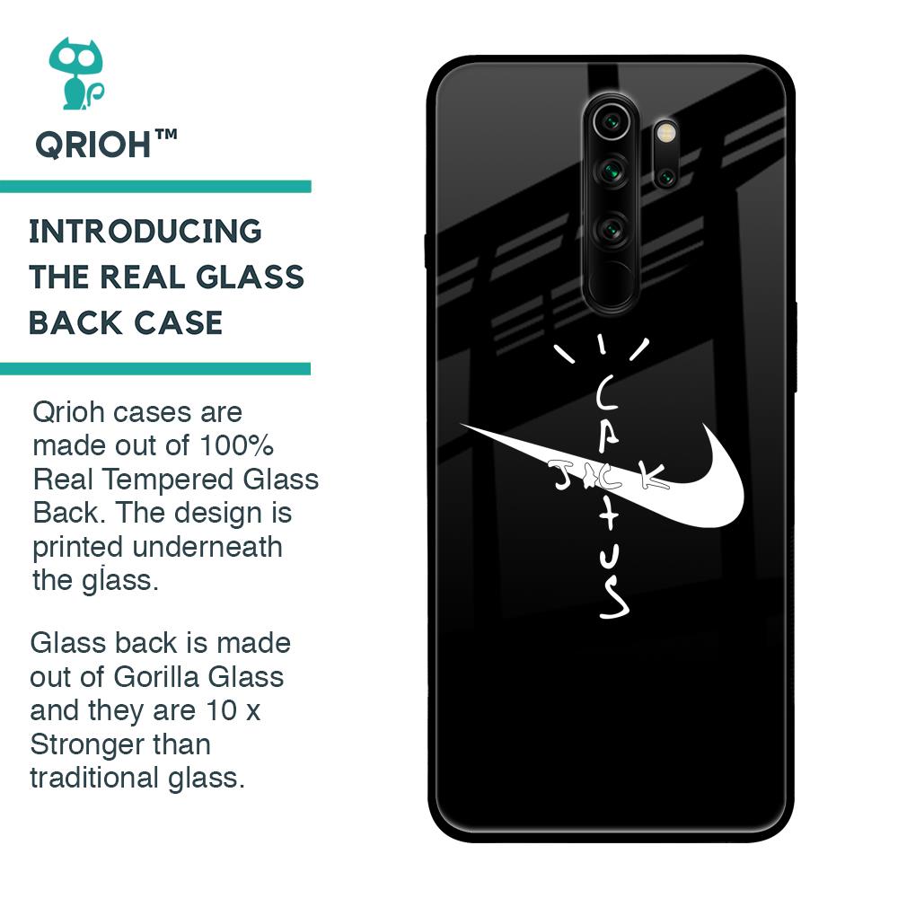 Jack Cactus Glass Case for Xiaomi Redmi Note 8 Pro