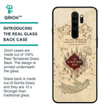 Magical Map Glass Case for Xiaomi Redmi Note 8 Pro
