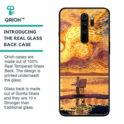 Sunset Vincent Glass Case for Xiaomi Redmi Note 8 Pro